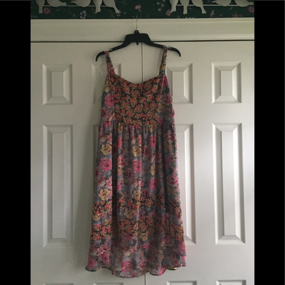 Flower Chiffon Dress 🌸